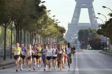 Image représentant des marathoniens de la course Paris-Versailles